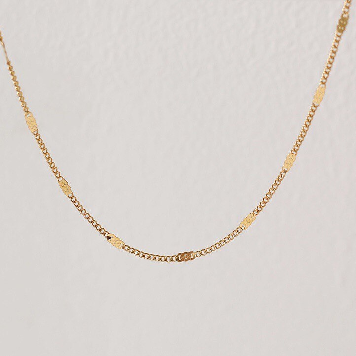 Hard Pressed Link Chain Necklace
