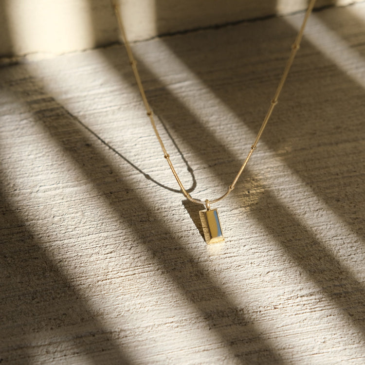 Chocolate Brick Necklace