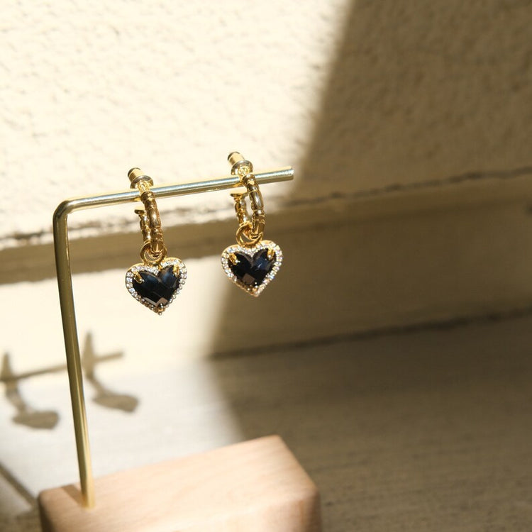 Elara Heart Earrings