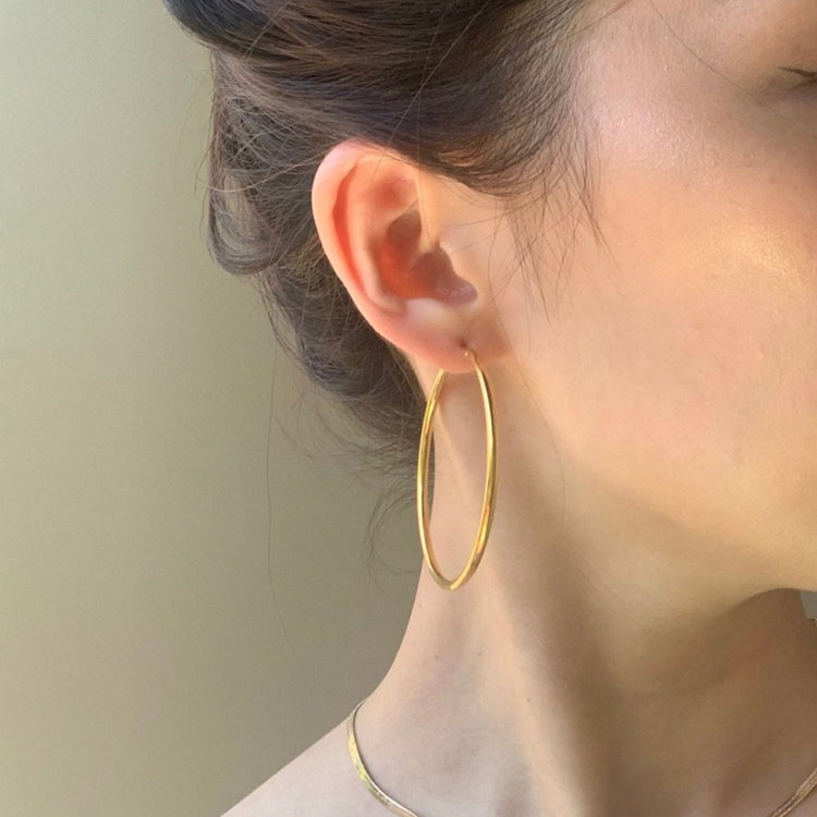 Oversized Gold Filled Hoop Earrings