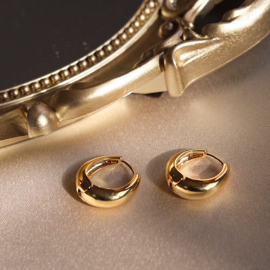 Charlie Gold Hoop Earrings