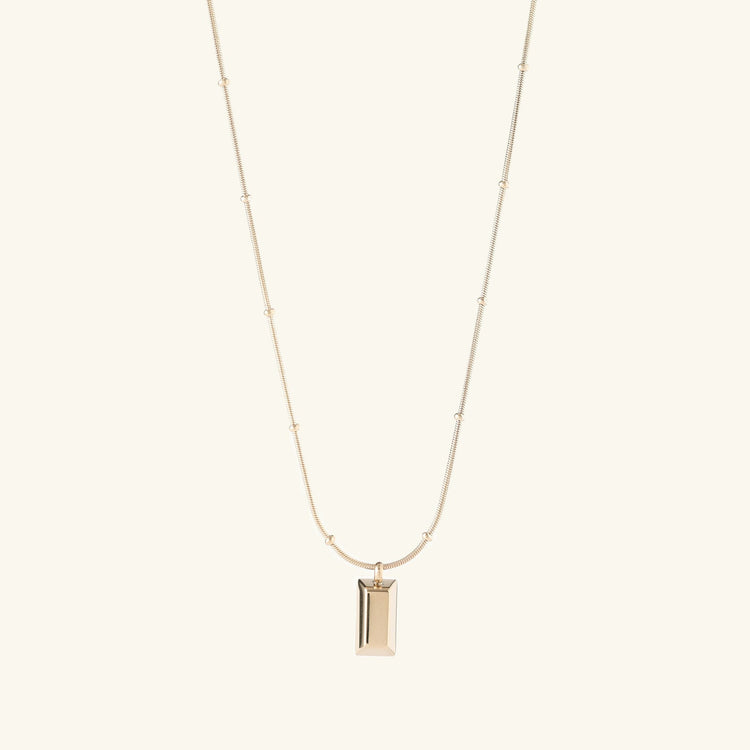 Chocolate Brick Necklace