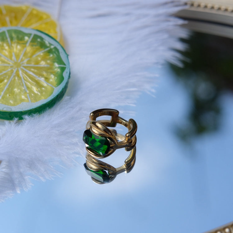 Emerald Bold Ring