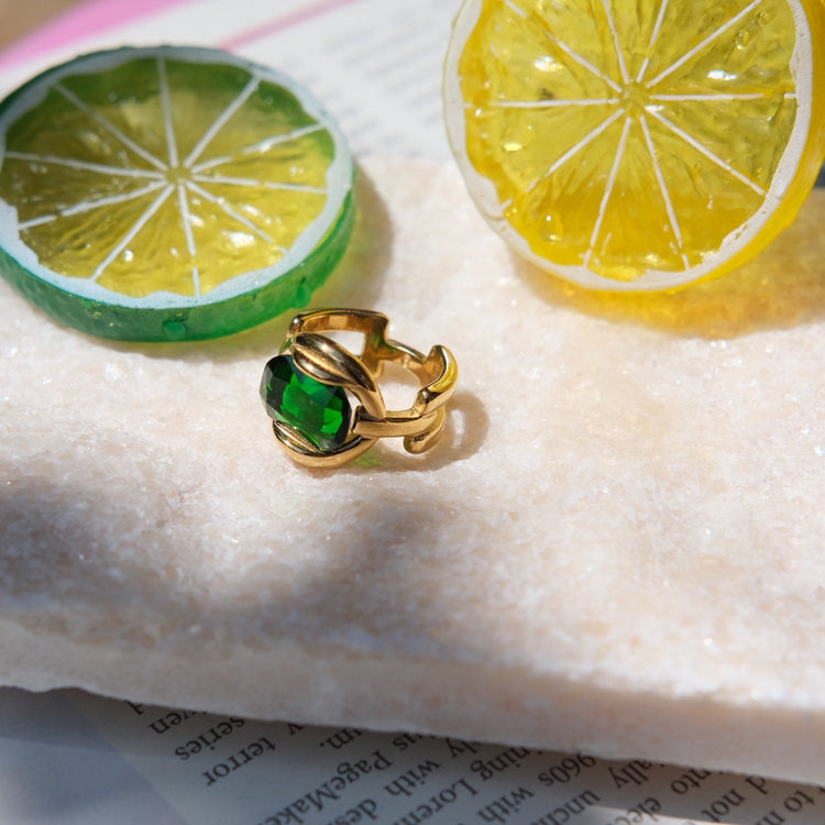 Emerald Bold Ring