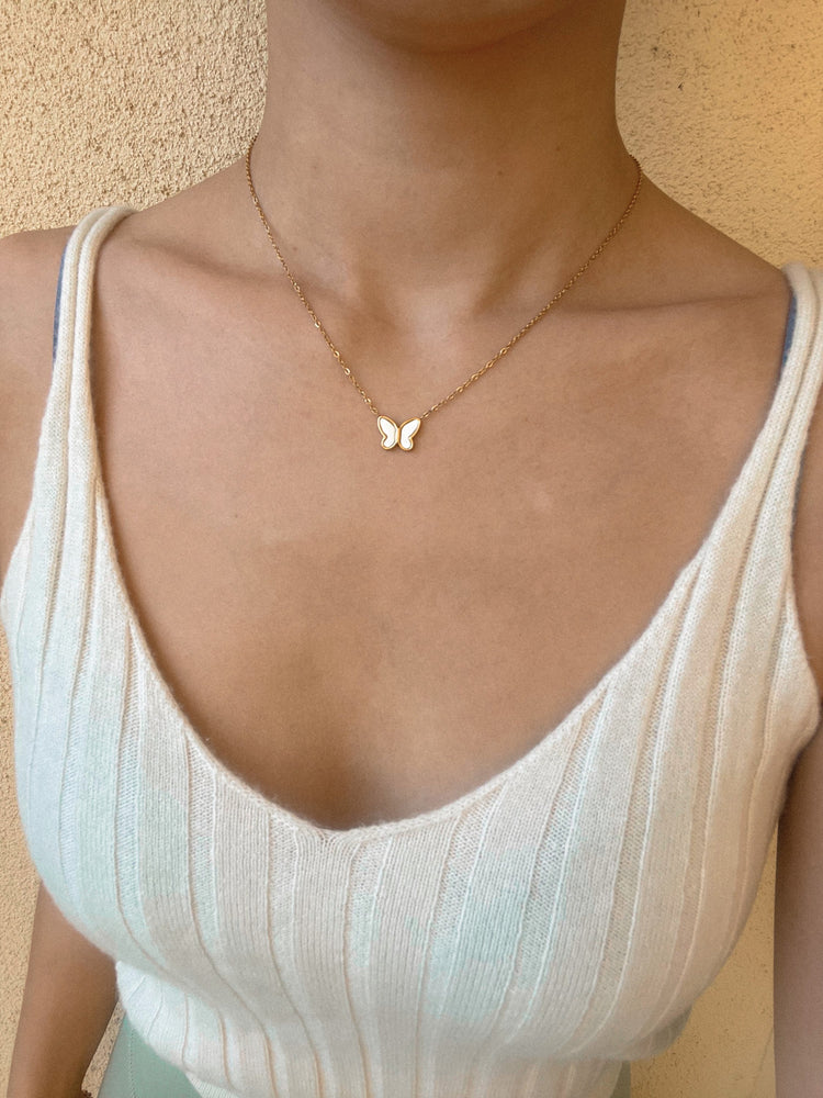 Chloe Dainty Butterfly Necklace