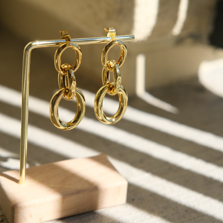 Gold Chelsea Hoop Earrings