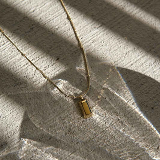 Chocolate Brick Necklace