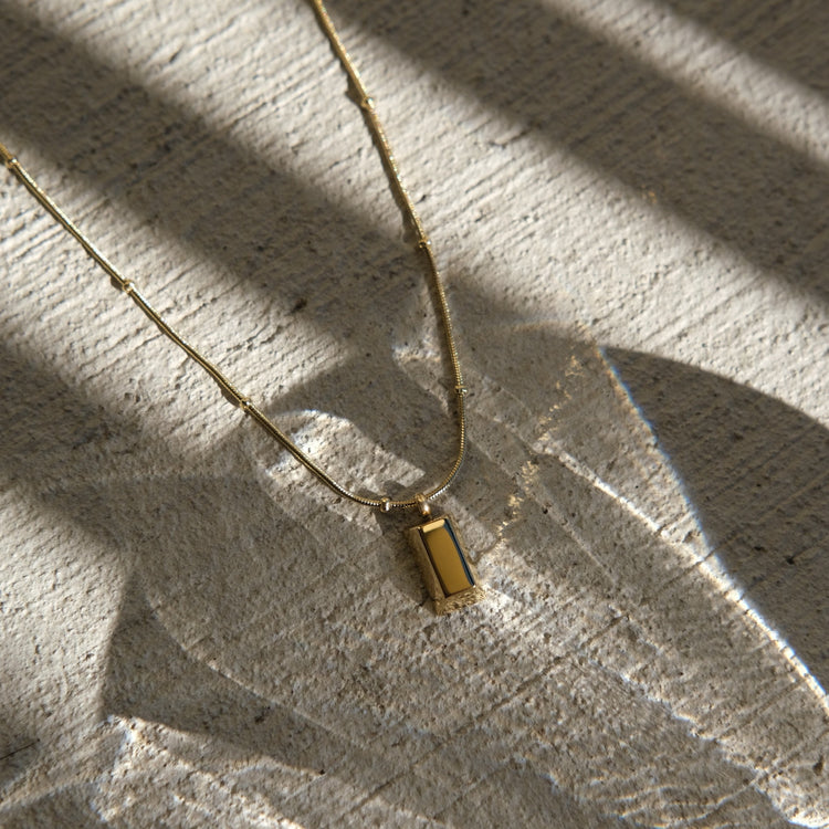 Chocolate Brick Necklace