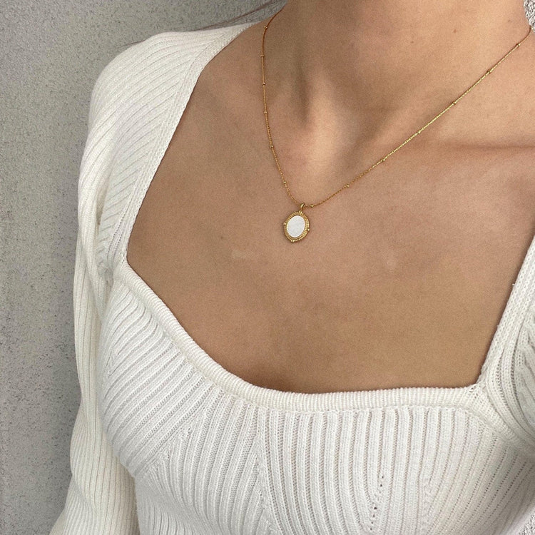 Mother of Pearl Ingrid Necklace