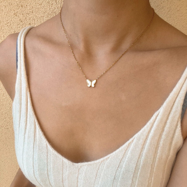 Chloe Dainty Butterfly Necklace