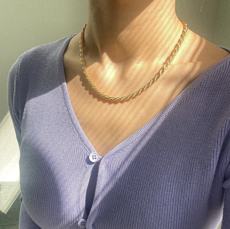 Bold Rope Chain Necklace